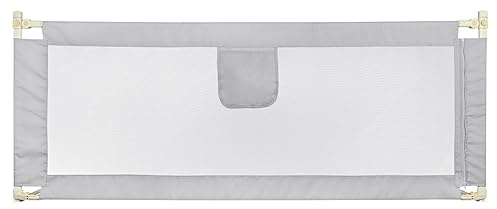 OHMG Bettgitter 180cm Bettschutzgitter Kinderbettgitter für Kinder Babybettgitter Klappbar,Kinderbett Kinderbettschutzgitter Rausfallschutz,Bett&Elternbett,Rausfallschutz Bett