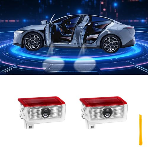 Car Door Lights Logo Projector Puddle Lights Compatible with A B C E M GL GLA GLC GLE Class Accessories, No Fade 4K-HD Car Welcome Lights(2 Pack) | 4K HD Puddle Lights Compatible with Benz A/B/C/E/M/GL/GLA/GLC/GLE Class, No Fade Car Welcome Lights(2 Pack)