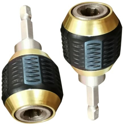 DOITOOL 2stücke Metall Bohrer Steckschlüssel-adapter Set Hexagonal Griff Bohradapter Schnellwechsel Schraubendreher Werkzeug