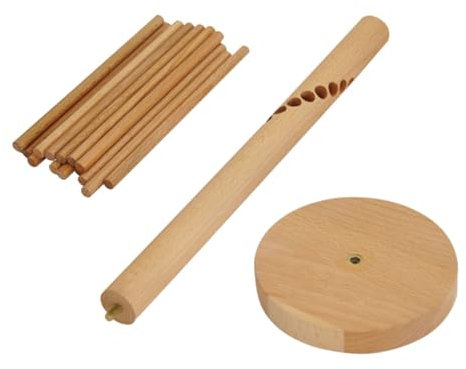 MAGICLULU Spaghetti Noodle Drying Tree Fresh Pasta Holder Stand Wooden Noodle Rack Modern Design