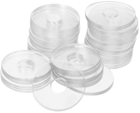 VINTORKY 50pièces Rondelles Transparentes Pour Vis Gaskets Plates Pour Réparation De Poignées De