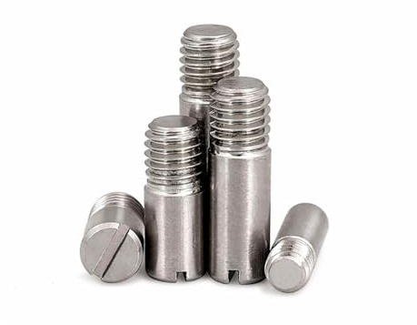 10pcs M6 M8 M10 304 Stainless Steel Solid Dowel Pins with Slotted Head - Positioning Roll Shaft for Precision Alignment(M6,40mm)