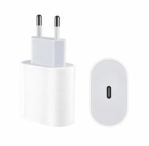 Chargeur USB-C 20W Power Delivery – Charge Rapide pour iPhone et Android – Adaptateur Secteur Compact, Sécurisé et Universel