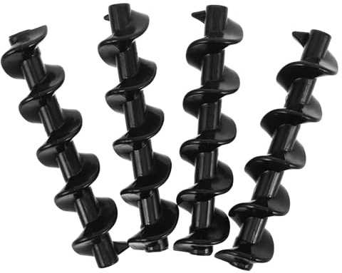 SECFOU Spiral Shaft Feed Rod for Chocolate Fountain 4Pcs Replacement Parts Compatible Chocolate Types for Catering and Home Use