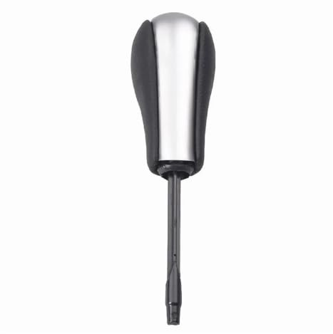 MEUMIR Auto Schaltknopf Schaltknauf Wechseln Für 3er 7er E36 E46 E38 1996-2010 Schaltknauf Für Automatikgetriebe(Silber)