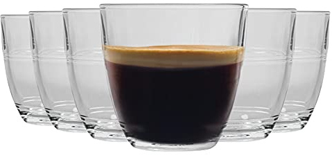 Duralex Gobelets en Verre Gigogne - Verres è Boire 160 ML pour Eau, jus - Paquet de 12
