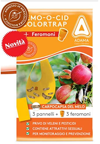 TEMO-O-CID COLORTRAP PLUS TRAPPOLA CON FEROMONI PER CARPOCAPSA DEL MELO Cydia Pomonella Con feromoni