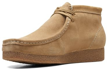 Clarks Herren Shacre Boot Chukka-Stiefel, Dunkler Sand Wildleder, 43 EU