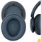 Geekria QuickFit - Cuscinetti auricolari di ricambio in pelle proteica per Anker Soundcore Life Q30, Soundcore by Anker Life Q35, cuscinetti per cuffie, parti di riparazione (blu ossidiana)