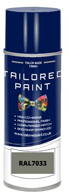 RAL 7033 Cement Grey MATT Aerosol Paint Can Direct MATT Paint For Wood, Metal, Plastic, PVC, UPVC, Fascia Boards - Indoor & Outdoor