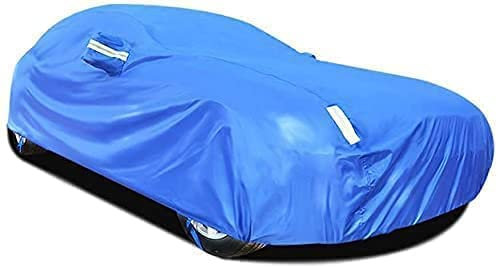 RENDE Autoabdeckung für Volkswagen VW Bulli Buzz Bus 6-Seater,Wetterfeste Ganzgarage Uv wasserdichte Faltgarage Abdeckung Schutzhülle,A/Blue