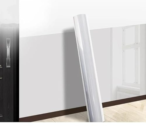 Pellicola Protettiva per Pareti Resistente ai Graffi Anti-Sporco Non Danneggia Il Muro Adesivo di Protezione Elettrostatica Trasparente per Pareti Domestiche-Pellicola Protettiva per Pareti,45cm X 10m
