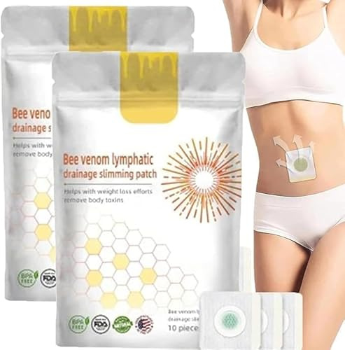 Bienengift Pflaster Zum Abnehmen,Bienengift Lymphdrainage Schlankheitspflaster,Bienengift Lymphdrainage,Bienengift-Lymphdrainagepflaster FüR Frauen Und MäNner