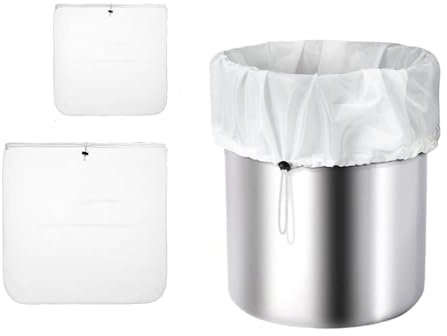 2 Stück Filter Braubeutel Siebbeutel 120 Micro Brew Bag Filterbeutel Pressbeutel Nylon Hopfenfilter Bier Weiss Presssack Filtertuch Auspresstuch Wiederverwendbar (66 * 56cm/46 * 40cm)