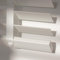DVAURLIAN Jalousie in Holzoptik | 50 mm Lamelle | jalousien Fenster innen | Sonnenschutz für Fenster mit Bohren | PVC weiß/grau (Weiß, 100x130cm)