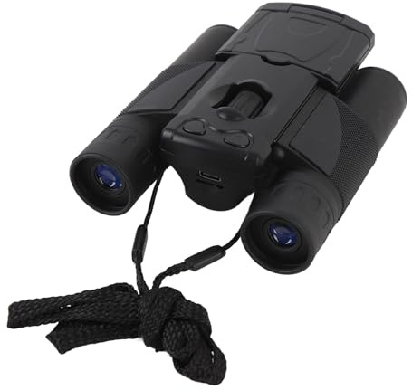 Binocoli Digitali con Fotocamera, Zoom Digitale 8x, Video Display da 2 Pollici da 48 MP Video 2.5k, Binocoli Digitali per Concerti di Birdwatching, con Scheda di Archiviazione