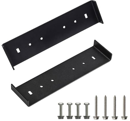 Generic 2 Pieces Mailbox Installation Brackets Mailbox Fixing Stand Letterboxes Installation Included Screw Mailboxes Holder Bracket