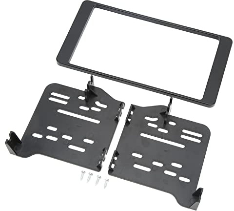 Yctze Kit de Instalación Doble DIN Outlander 2014 y - Bisel Estéreo de Radio Negro Brillante - Instalación de Vehículos y Video