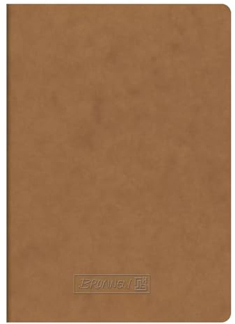 BRUNNEN Heft FACT!plus DIN A5, 40 Blatt, braun FSC (Liniert)