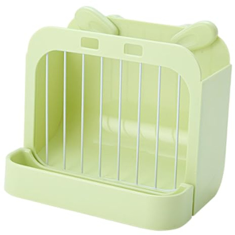 perfk Mangiatoia per Fieno per Conigli, mangiatoia per Conigli, Supporto per Fieno, per Cibo, distributore di Cibo per roditori, Conigli, criceti, Piccoli, Verde