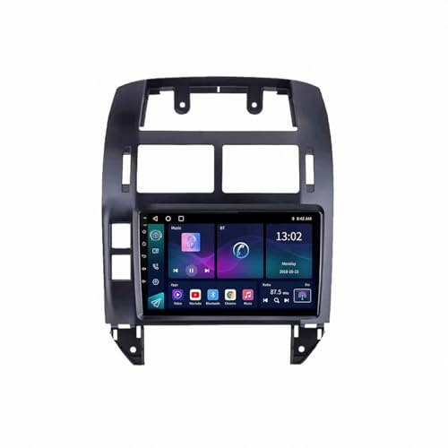 Carplay Display für Apple Carplay & Android Auto für VW Volkswagen Polo Mk4 2004-2011 Car Play mit Dashcam Sprachsteuerung Karten Navigation Bluetooth Aux Loop, 4 Kern 2G+32G
