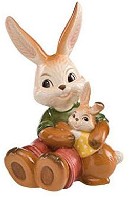 Goebel Hase Kuscheln mit Papa