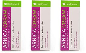 Healthpoint Arnica Cream With Organic Arnica Montana Flower Extract Almond Oil and Cocoa Butter (Triple Pack)