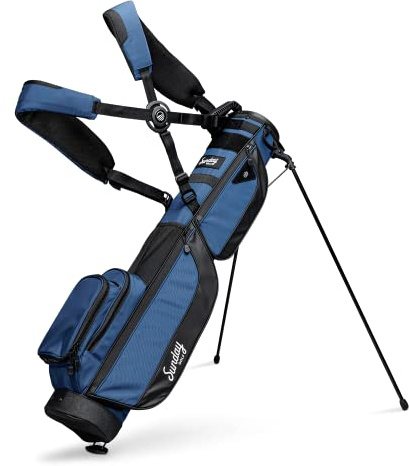 Sunday Golf Loma XL Tasche – Leichte Tasche mit Gurt und Ständer – Einfach zu tragende Pitch n Putt Golftasche – Par 3 und Executive Courses, 3,4 Pfund