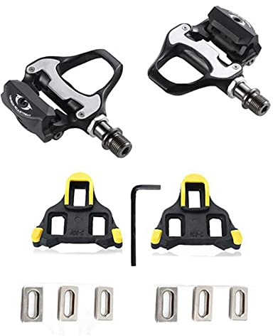 Cycling Road Bike Bicycle Self-Locking Pedals for SPD SL Road Bike Click Pedals Kit