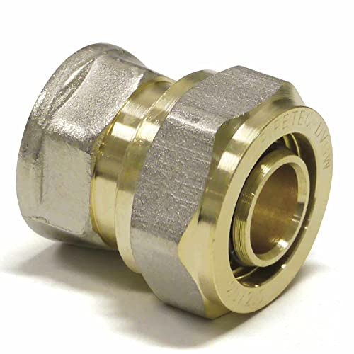 Schraubfitting -Übergang von Alu-Verbundrohr 16x2mm auf 3/4 Innengewinde