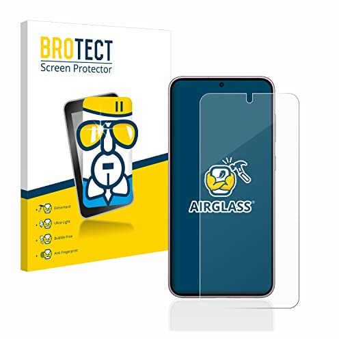 BROTECT Schutzglas für Samsung Galaxy S23 | Transparenter Displayschutz Made in Germany Schutzfolie Panzer Folie Glas 9H Anti-Fingerprint Einfache Montage Clear