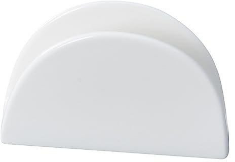 FELTECHELECTR Keramischer Serviettenhalter für Badezimmer Eleganter Napkin Dispenser für Tisch und Küche Weiße Serviettenbox für Gäste