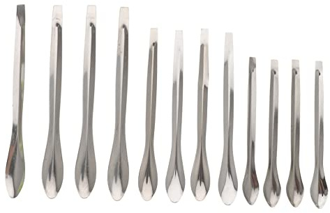 Baluue Cucharas Medidoras Para Laboratorio De Acero Inoxidable 4 Piezas Tamaño Estándar Resistente Uso Experimental Científica