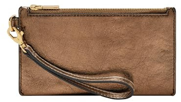 Fossil Damen-Wristlet Metallicleder, SLG1606711