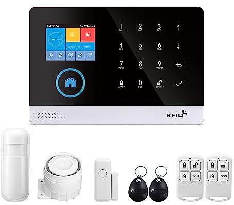 Alarma WiFi inalámbrica Tuya Smart House App Control – Sistema de alarma de seguridad antirrobo para una protección completa