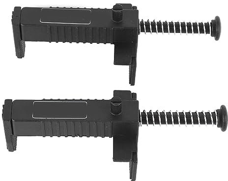 2 Stück Ziegel-Clips, Schwarze Ziegel-Liner-Klemme, Fixierer, Ziegel-Linien-Clips, Ziegel-Liner-Läufer, Draht-Schublade, Maurerwerkzeug, Nivellierungsmesswerkzeug, Drahtklemmen-Werkzeug