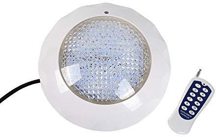 ieLsngai Illuminazione a LED per piscina subacquea, luce per piscina a LED subacquea, piscina con telecomando, illuminazione per piscina RGB, 45 W, 12 V