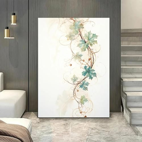 Leinwanddruck, Wanddekoration, Weinreben-Kunst, Schönheit, Heimdekoration, Innendekoration, Gemälde für Zimmer, 40 x 60 cm, ohne Rahmen