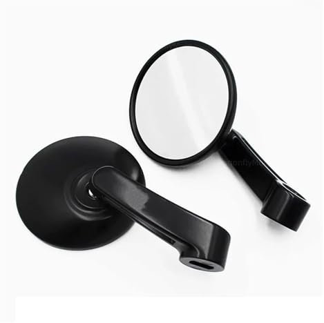 REOKIP Lenkerendenspiegel Für Royal Enfield Für Bullet Für Meteor Classic 500 Für Interceptor 650 Für Continental GT 535 Für Himalayan 411 7/8'' 22mm Rückspiegel Motorrad Rückspiegel