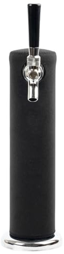 Beer Tower Cooler Insulator, Kegerator Tower Insulator for 3” Diameter Single Tap Draft Beer Tower, Stretchy Neoprene Beer Tower Cooler Sleeve, Kegerator Beer Tower Cover Beer Tower Insulator