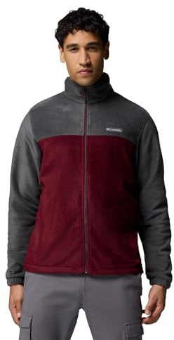Columbia Steens Mountain Full Zip 2.0 Fleecejacka herr, mörkgrå/vinröd (Shark/Rich Wine), storlek M