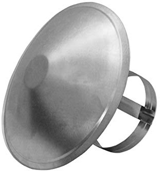 SdaryWare Sombrerete de Chimenea de Acero Inoxidable, sombrerete de Techo, conductos, ventilación, Tapa, Sombrero para Lluvia, sombrerete de Chimenea Multiusos con Capota (200mm)