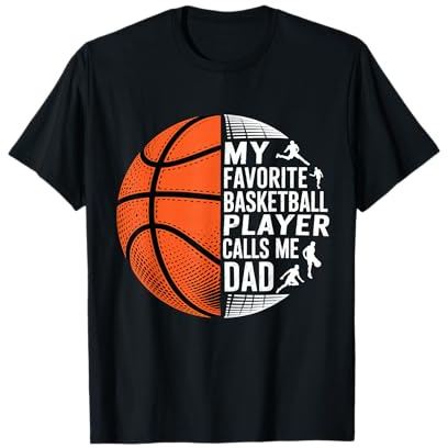 Mein Lieblingsbasketballspieler nennt mich Papa Basketball Dad T-Shirt