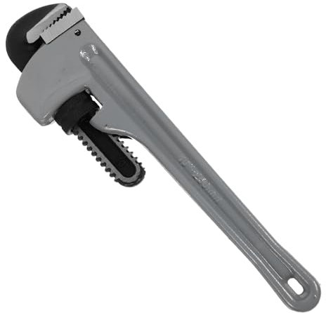 VILLFUL Llave De Tubo Recta De Llave Ajustable Pequeña Herramienta De Plomería Para Baño De Alta Resistencia