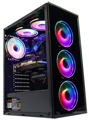 Gaming PC – Intel i9-14900KF, RTX 5070 12GB, 32GB DDR4 RAM, 500GB NVMe SSD + 1TB HDD, 700W PSU, WiFi, Windows 11 – VR Ready, Streaming Ready Gaming PC (Intel i9-14900KF, RTX 5070 12GB)