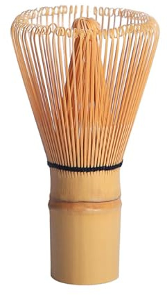 Fouet en bambou naturel Chasen traditionnel de 100 bâtons matcha