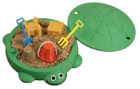 Mini Turtle Sandbox Desk Toy,with Mi ni Tools, Mini Zen Garden Kit,Stress Relief Novelty Gift, Decor Desktop Accessories for Home (Classic Green)