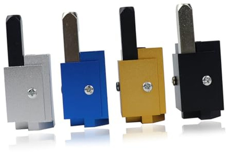 Hoement Woodworking Right Angle Square Mortising Tool with Recessed Hinged Door Lock Groove Ergonomic Adjustable Wood Carving and Carpentry Instrument for Furniture Making Silver