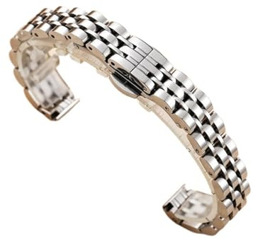 Damklocka Retro med romersk urtavla Utsökt armband Justerbart(Silver,14mm)