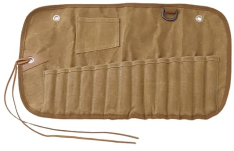 ZBIianxer Camping Besteck Aufbewahrungstasche, Utensilien Organizer, Gabel, Löffel, Rolle, Geschirr, Aufhänge, leicht zu tragen, Picknicks, Besteck Abdeckung zum Kochen